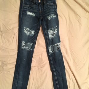 AE Super Stretch Distressed Jeans 4